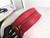 Gucci 550154 GG Marmont Mini Round Shoulder Bag Red