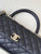 Chanel AS6091 Maxi Flap Bag with Top Handle Goatskin & Gold-Tone Metal Black