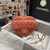 Chanel AS2928 Flap Large Heart Bag Lambskin Pink