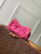 Louis Vuitton  LV M28327 Pochette Valley Bag Fuchsia Denim