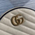 Gucci 550154 GG Marmont Mini Round Shoulder Bag White