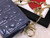 Dior S0204 Lady Dior Pouch Patent Cannage Calfskin Blue