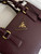 Prada Galleria mini Saffiano leather bag 1BA916 Wine Red