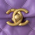 Chanel Small Flap Bag Lambskin Gold-Tone Metal AS3206 Purple