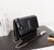 YSL 442906 Yves Saint Laurent Sunset Medium In Smooth Leather Black - luxibagsmall
