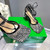 Bottega Veneta BV 667206 Rhinestone mesh and leather sandals V0GU11014