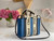 Chloe 385E6690U Small Woody Tote Bag Blue