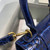 Balenciaga 592833 Hourglass XS Top Handle Bag Navy Blue
