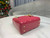 Dior M0505 Mini Lady Dior Bag Pink Patent Cannage Calfskin