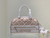 Dior M6202 Medium Vibe Zip Bowling Bag Gold