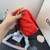 Chanel As1160 Chanel 19 Handbag Flap Shoulder Velvet Red