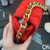 Chanel As1160 Chanel 19 Handbag Flap Shoulder Velvet Red