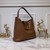 Valentino 50027 Vsling Grainy Calfskin Hobo Bag Brown