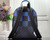 LV N40402 Louis Vuitton Josh Backpack Damier Graphite Blue - luxibagsmall