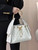Chanel AS5293 Small Hobo Bag Braided Raffia Calfskin & Gold-Tone White