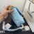 Chanel 19 Large Handbag Lambskin Gold AS1161 Light Blue