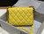 Chanel AS3206 Small Flap bag lambskin gold Yellow