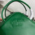 Prada 1BB082 Leather Prada Triangle bag Green