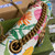 Gucci 446744 GG Marmont Multicolor Mini Shoulder Bag White