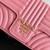 Prada 1BD108 Medium Leather Prada Diagramme Bag Pink