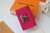 LV M68682 Louis Vuitton Twist Multicartes Wallet Epi Leather Plum - luxibagsmall