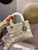 Dior M0565 Medium Lady D-Life Bag Light Yellow Cupidon Embroidery