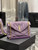 YSL 577476 Saint Laurent Puffer Small Bag In Quilted Lambskin Leather Purple