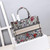 Dior M1286 Dior Book Tote Small Multicolor Flowers Embroidery - luxibagsmall