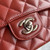 Chanel A01112 Flap Handbag Classic bag Grained shiny Calfskin Wine Red