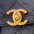 Chanel AS2597 Mini Flap Bag Velvet & Gold Tone Metal Black