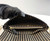 Fendi 8521 Baguette Chain Midi Shoulder Bag Black