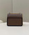 Fendi 8BT286 Kan I F Small Leather Mini Bag Brown