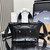 Prada Route medium leather tote bag 1BG660 Black