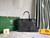Goyard GMLTY01CL03P Saint Louis GM Bag Brown with Navy Blue