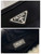 Prada 2VH070 Saffiano nylon leather Prada Brique bag Black