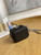 Chanel A81193 Mini Vanity with chain Calfskin Sliver Balck
