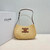 Celine  MEDIUM TILLY BAG IN RAFFIA AND CALFSKIN 119722 Nature