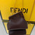 Fendi Nano First Charm Shoulder Bag 7AS051 Dark Brown