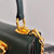 Prada Saffiano Leather Symbole Bag 1BN021 Dark Green