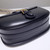 Dior M9320 Large Bobby Bag Black Box Calfskin with Blue Oblique Strap