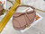 Dior M0446 Dior Saddle Bag M0447 Light Pink Goatskin Gold Hardware