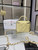 Chanel AP2198 Small Vanity With Chain and Top Handle Bag Lambskin Yellow