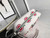 Gucci 447632 GG Marmont Mini Shoulder Bag White and Red - luxibagsmall