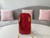 Dior S0872 Lady Dior Phone Holder Cannage Lambskin Red