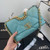 Chanel As1160 Chanel 19 Handbag Flap Lambskin Azure Blue