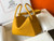 Hermes Lindy 26cm Designer Tote Shoulder Bags Yellow Gold - luxibagsmall
