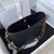 Chanel Small Hobo Bag Grained Calfskin Gold AS3223 Black