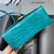 Balenciaga 593546 Hourglass Small Top Handle Crocodile Bag Blue Gold