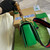 Gucci 675797 Bamboo1947 small top handle bag Green