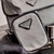 Prada  2VH110 Nylon Cross Body Bag Gray - luxibagsmall